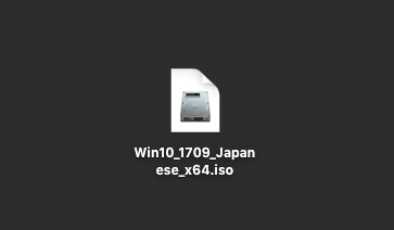 Windows10のイメージファイル